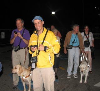 Charles and Mike leading the group