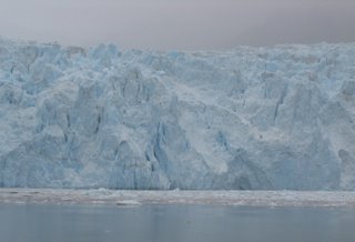 Bluish rippled Glacier ice