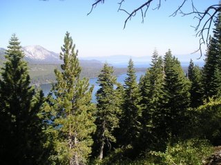 the view of Fallen Leaf Lake