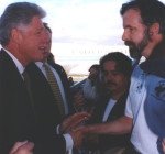 Mike meeting President Clinton