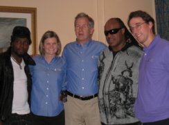 Jamie, Mike, Stevie and Charles at the CES 2009 conference