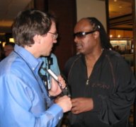 Stevie and Charles at the CSUN 2008 conference