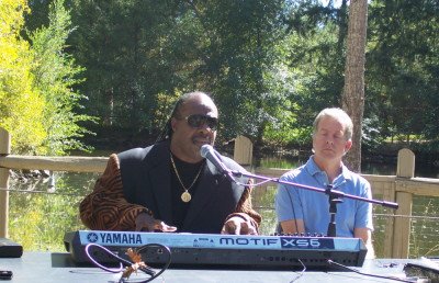 Stevie Wonder and Mike